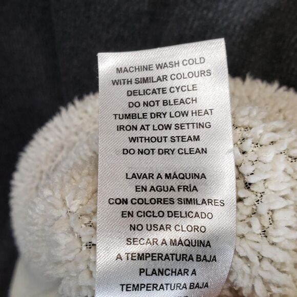 BC Clothing Heritage Men’s XXL Sherpa Lined Pullover Sweater Gray - Picture 4 of 7